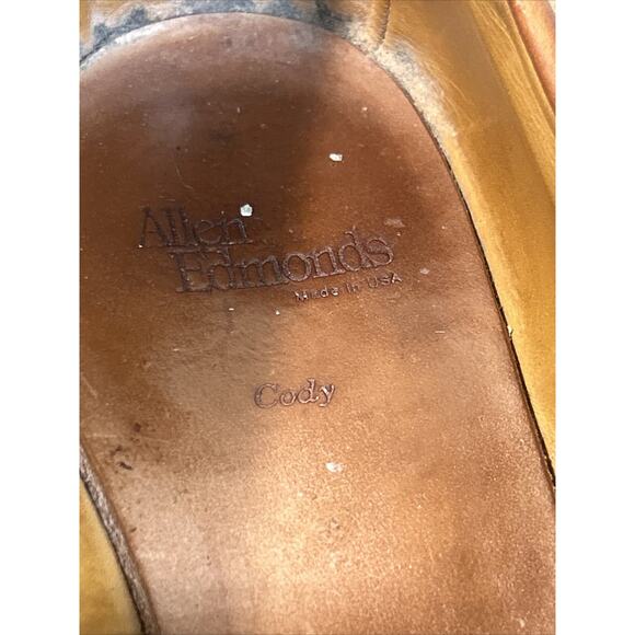 Allen Edmonds Cody Loafer 1849 Men\'s 11D Brown Leather Tassel Kiltie Dress Shoes main image 9